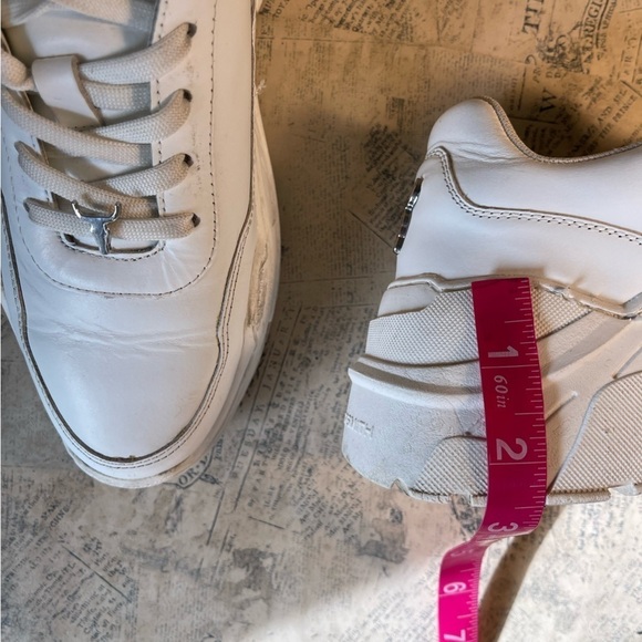 Windsor Smith Platform Sneakers CARTE WHITE LEATHER - Picture 15 of 16